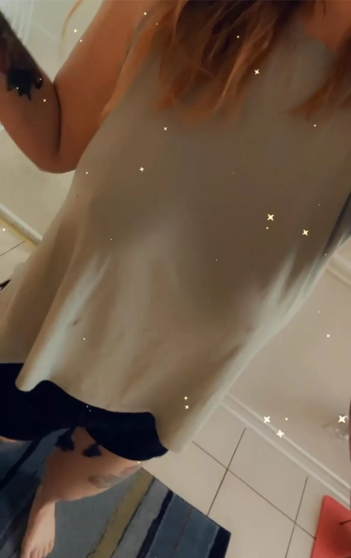 Let’s try this again…. Who needs bras 🤷🏻‍♀️😅 posted by firecracker_88