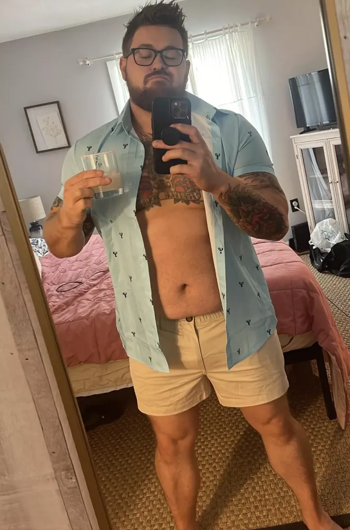 Letting the belly breathe in vacation lol. posted by Ok_Meringue_2349