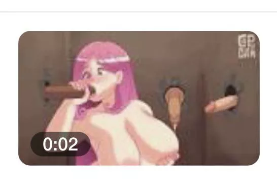 LF Color Source: 1girl, 3boy, big tits, Gloryhole, blushing, nude, blowjob, pink hair, long hair, [text blurry] posted by MittenstheGlove