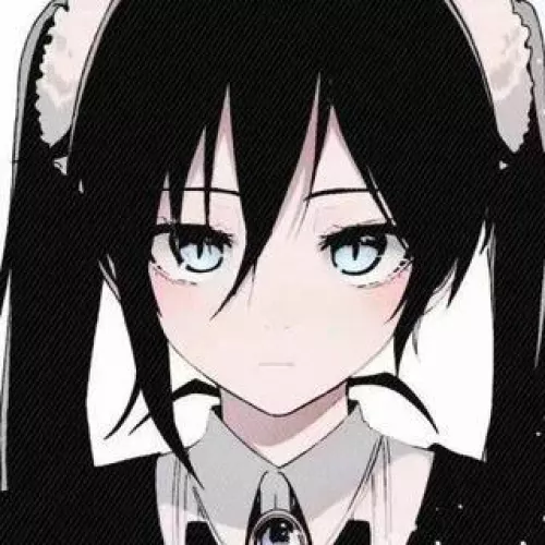 LF Color Source: 1girl, black hair, long hair, twintails, hair between eyes, open eyes, looking at viewer by kei-kazuki