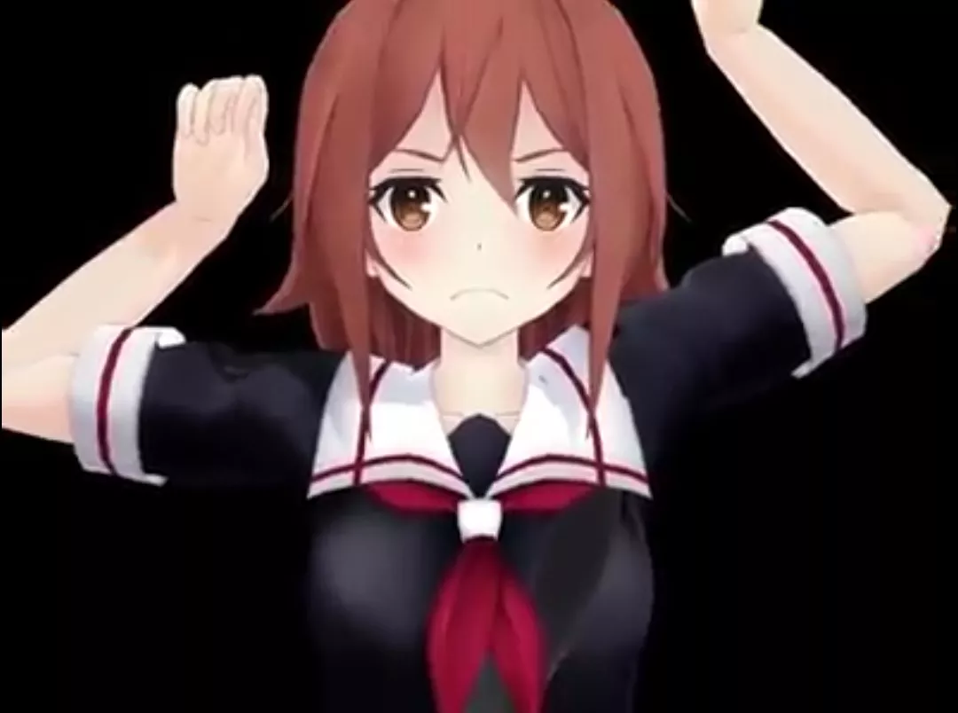 LF COLOR SOURCE: 1girl, schoolgirl, black, pov posted by thunderminer72