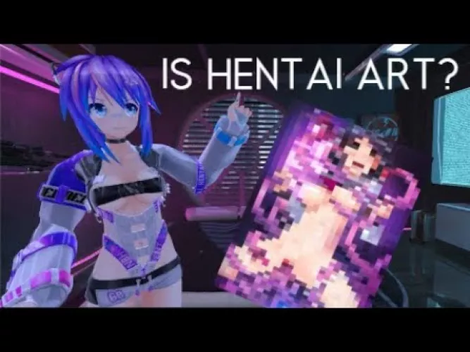 LF Color Source, 1girl, tentacle, school uniform, black hair, big breasts, blur youtube thumbnail by vinnie199855