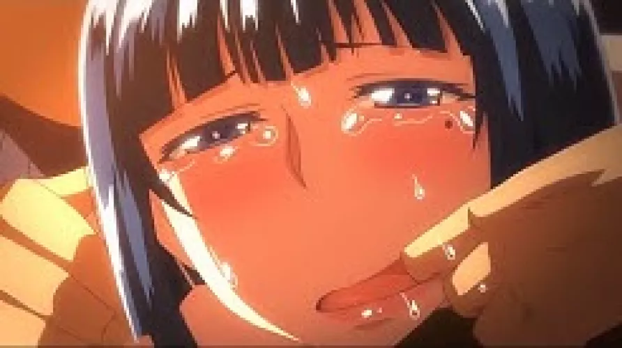 lf color source: Blue hair, short hair, tear, 1girl, 1boy by KingCrimsonsEpitaph-