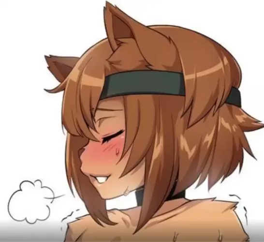 LF color source: headband, catgirl, blushing, breathing, brown hair, choker by Thisismalwarebytes