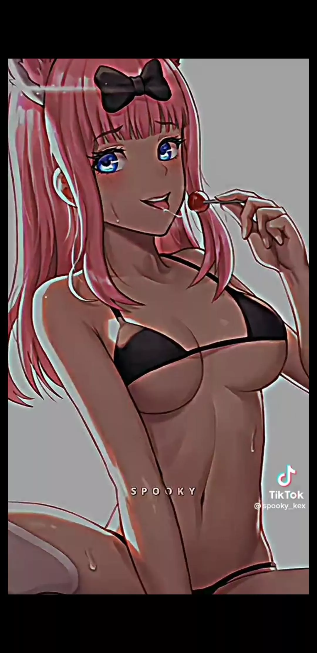 LF Color Source: Image, Artist, Pink Hair, Cat Ears, Lollipop posted by AMK-FISH