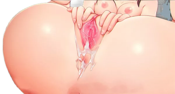 LF Color Source: Nude, 1girl, cum in pussy, cum drip over anus, ass, spreading pussy, brunette, nipples, on back, pussy juice, pussy, hair on breasts. posted by RandomName1841