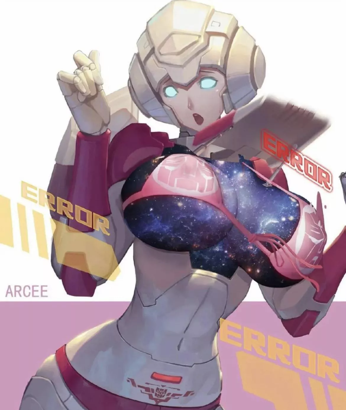 LF Color Source: transformers, Arcee, bikini top, galaxy tits, error, succubus tattoo posted by PizzaFreak123