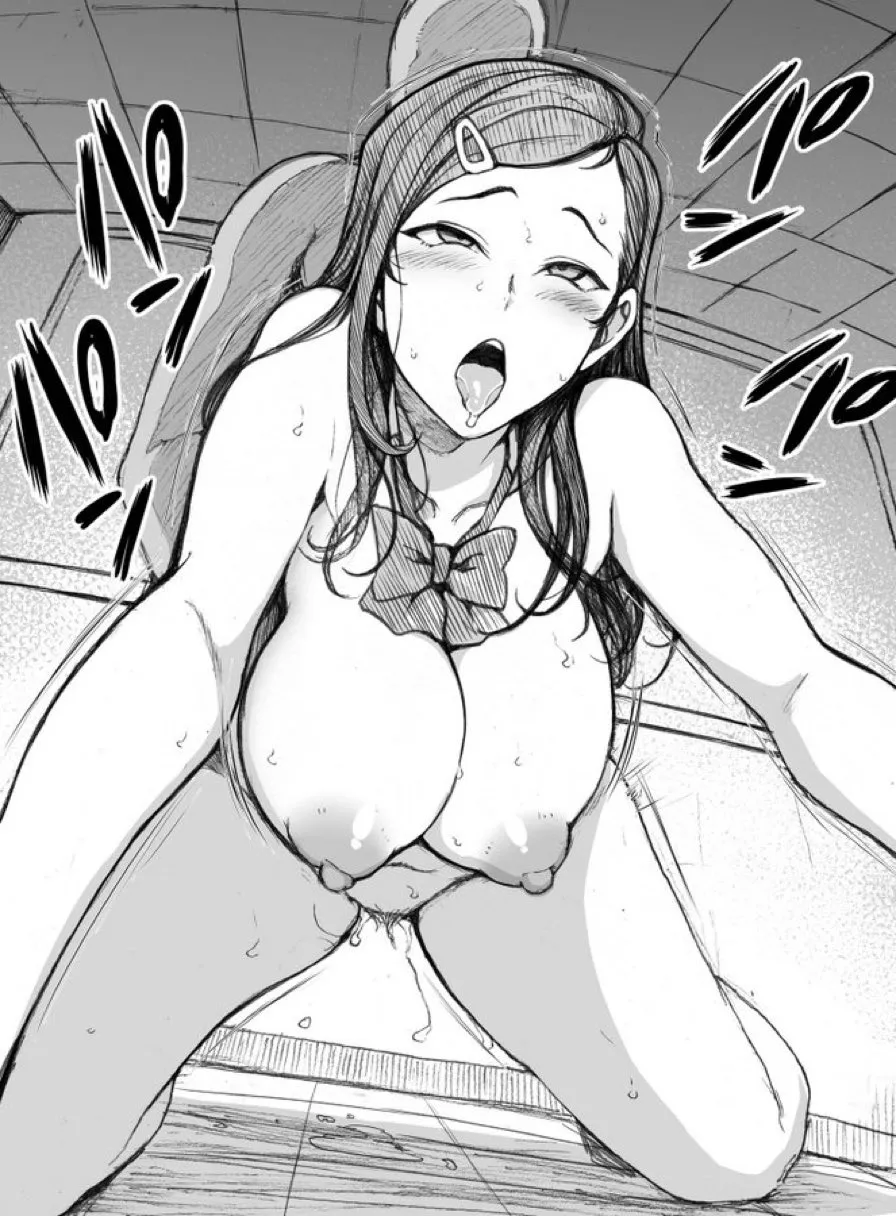 LF Mono Source: 1boy, 1girl, ahegao, blush, bowtie, doggystyle/doggy style, faceless male, foreign text, hairclip, hairpin, hanging breasts, large breast, long hair, nude, on the floor, pubes/pubic hair, puffy nipples, pussy juice, sex from behind, sfx,  posted by HentaiSource_Archive