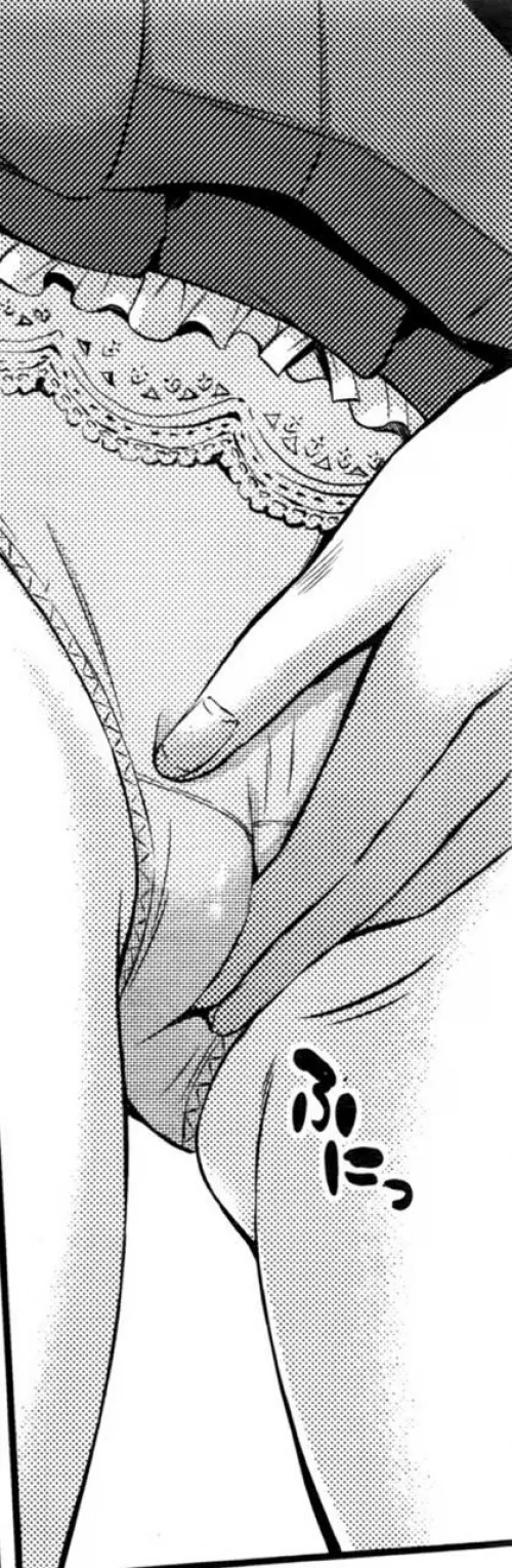 LF Mono Source: 1boy?, 1girl, cameltoe, close up, fingering, fingering through clothes, frills, hand, lower body, masturbation, panties, pantyshot, sfx, skirt lift, upskirt by HentaiSource_Archive