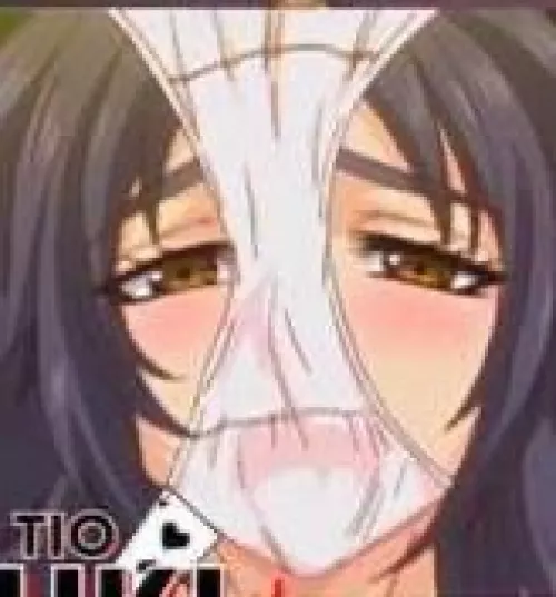 LF Mono Source: 1girl, 1black hair, 1pantsu on her face, 1tongue out, 1panty sniffing, 1torogao by pm-ur-lady-feet