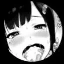 LF Mono source: 1girl, ahegao, mole, hairclip, heart, blush, cum in mouth, posted by Yotsubrain