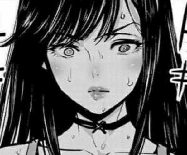 LF Mono Source: 1girl, black hair, sweating, collar, suprised face by IpanLebai