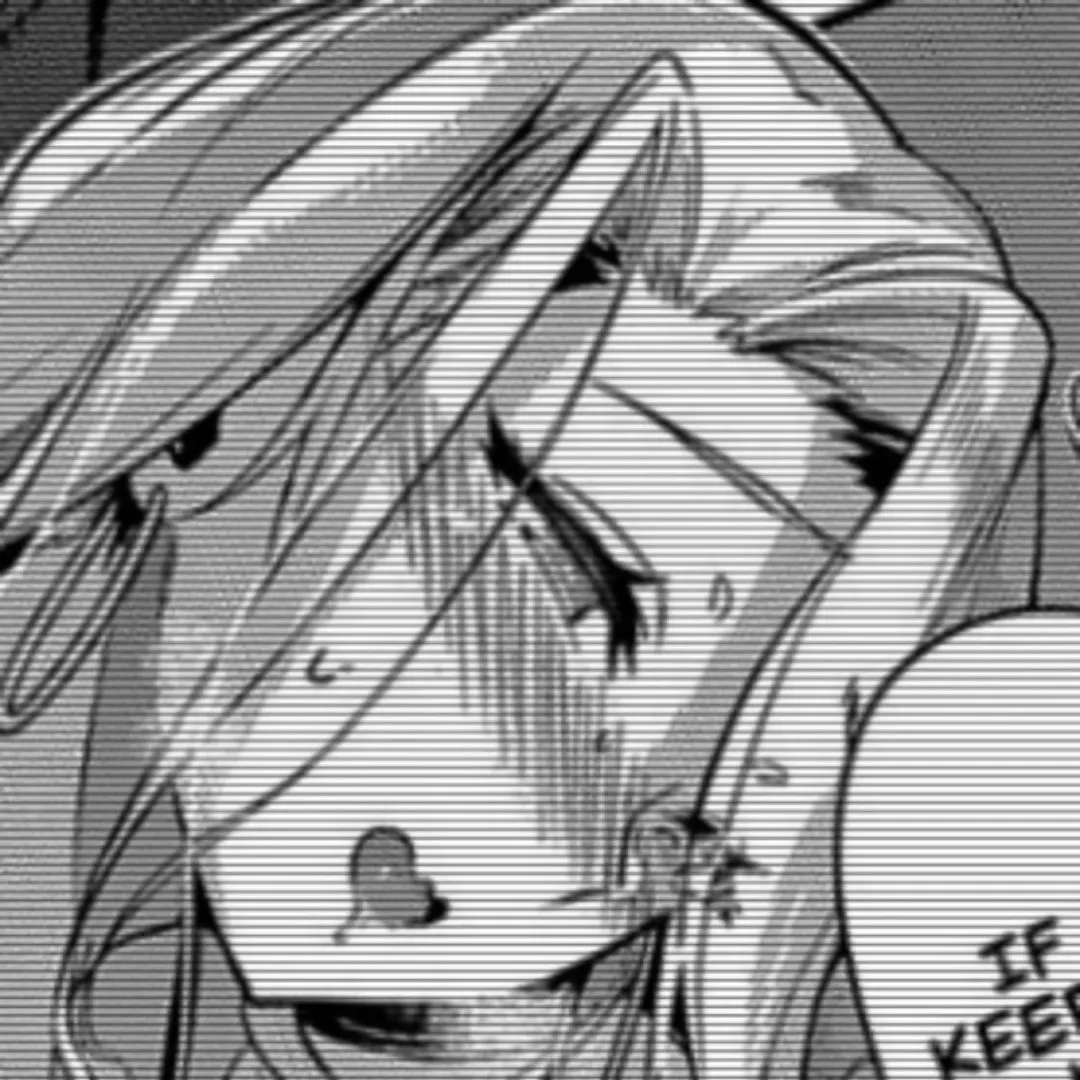 LF Mono Source: 1girl, blushing, blonde, drooling, hoop earrings, If Kee posted by Ducky307