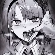 LF Mono Source: 1girl, finger in mouth, short hair/bangs, saliva, eyes open, mouth open, teeth, tongue out, hairband, school uniform(?), blushing posted by pxurei7