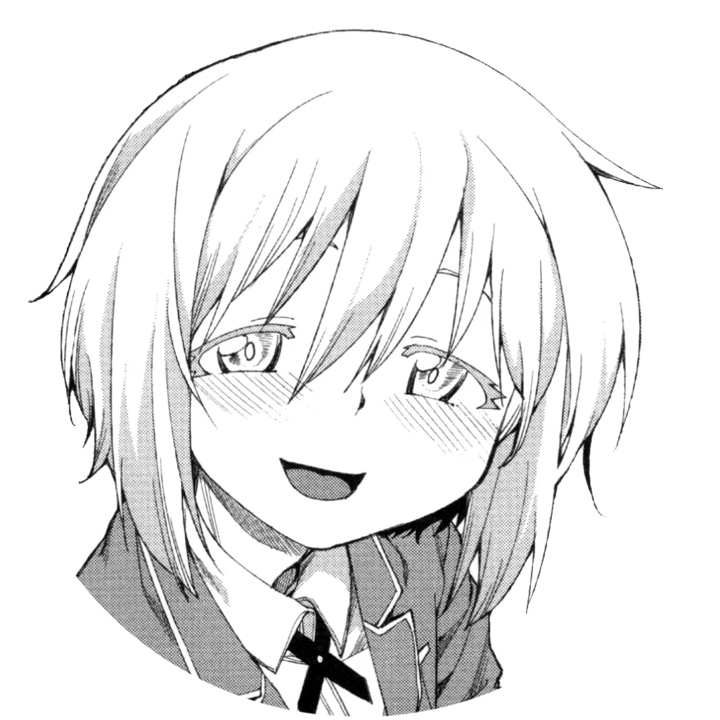 LF Mono Source: 1girl, smile, light hair, school uniform posted by dilutedego