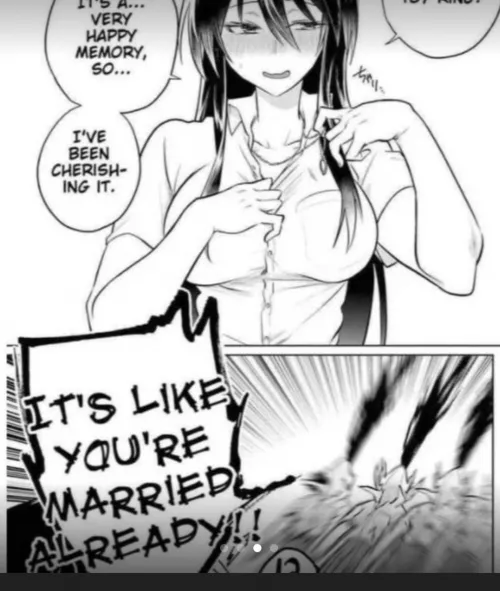 LF Mono Source “He gave me this toy ring, It’s a very happy memory so I’ve been cherishing it” “It’s like you’re married already” black hair, nosebleed by BoulderTheRock