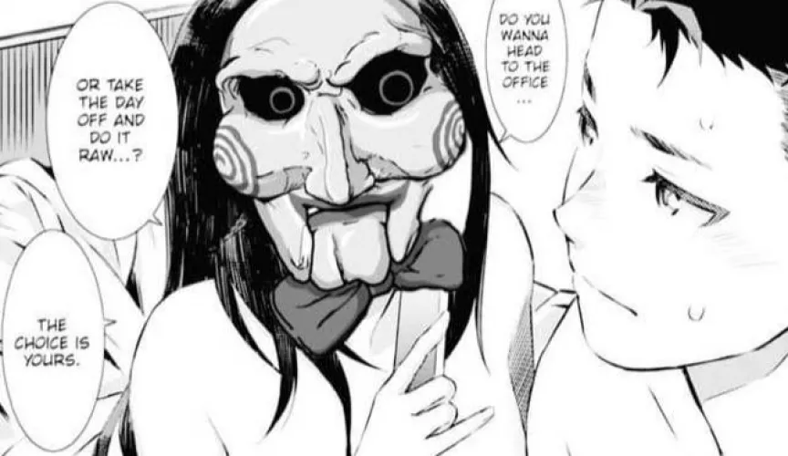 Lf mono source: nude, “do you wanna take the day off and do it raw?”, black hair, by Bruh3689987