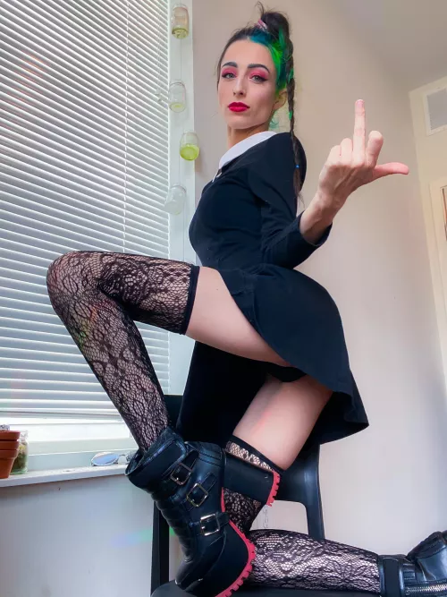 Lick my boots beta [domme] [OC] by ohheymissfaye