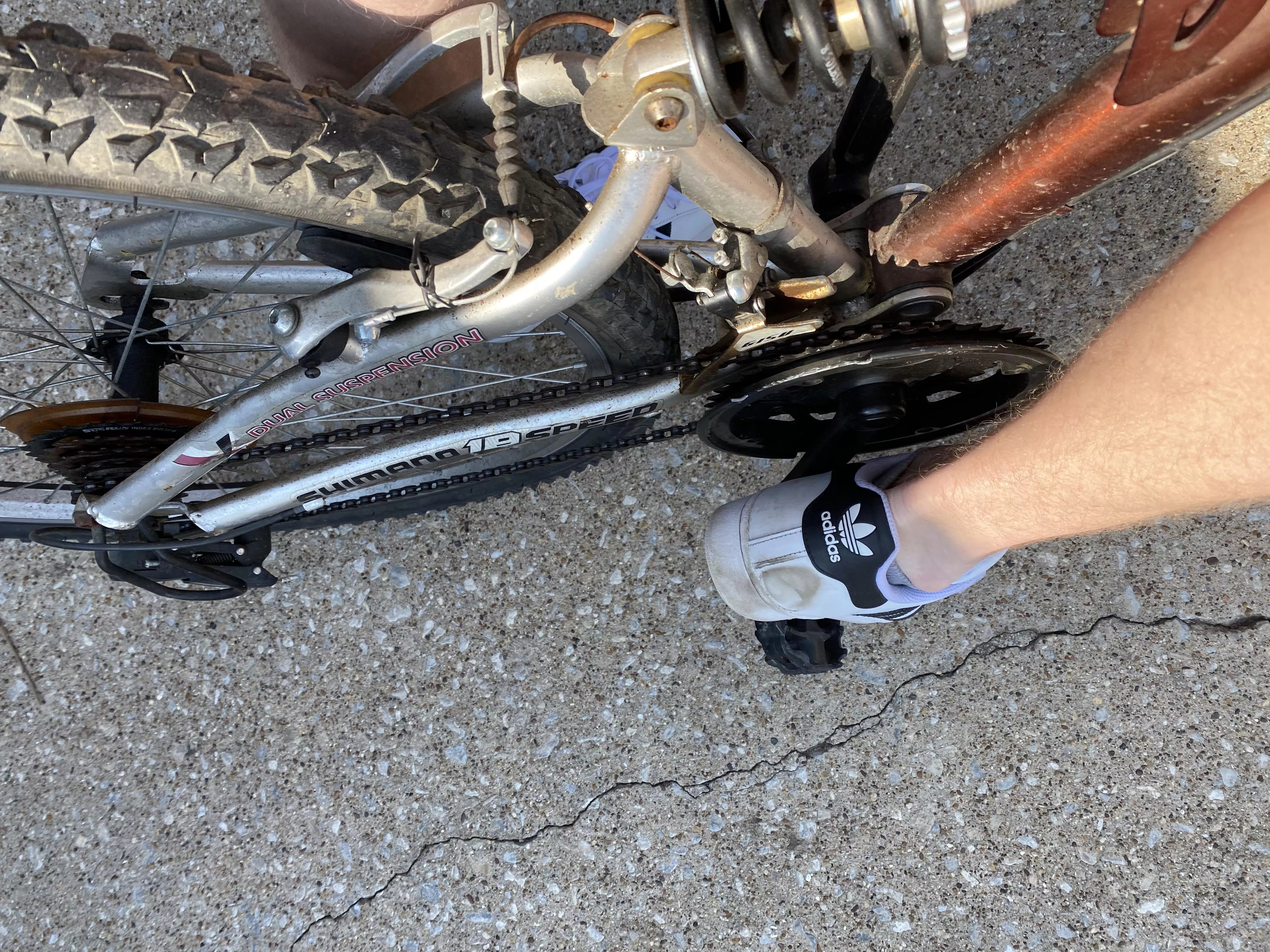 Lick my heel clean when I’m back. Maybe I’ll reward you with a big whiff. posted by BlondeBoyFoot