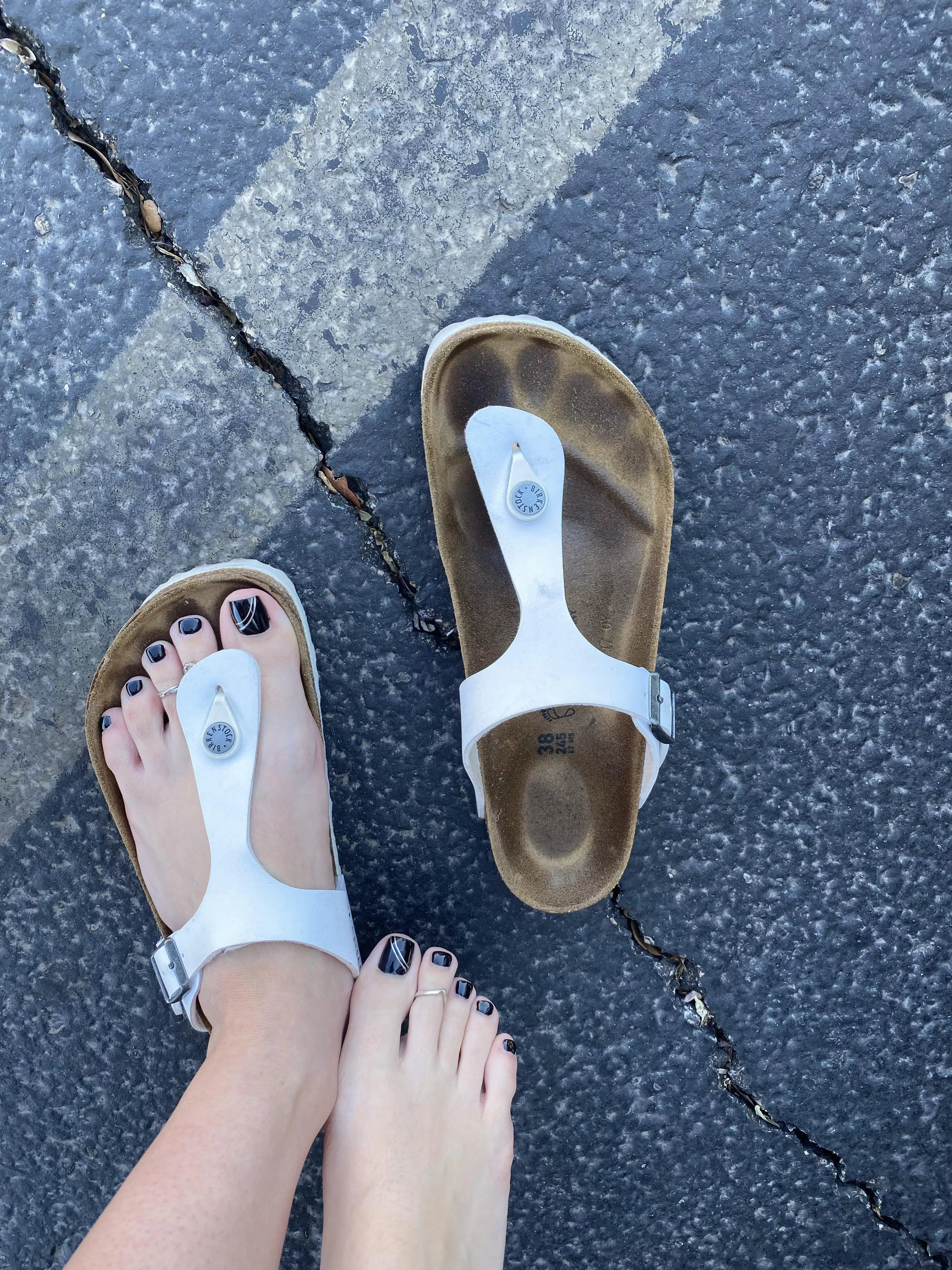 Lick my sweaty shoes clean 😜 posted by feetmaze