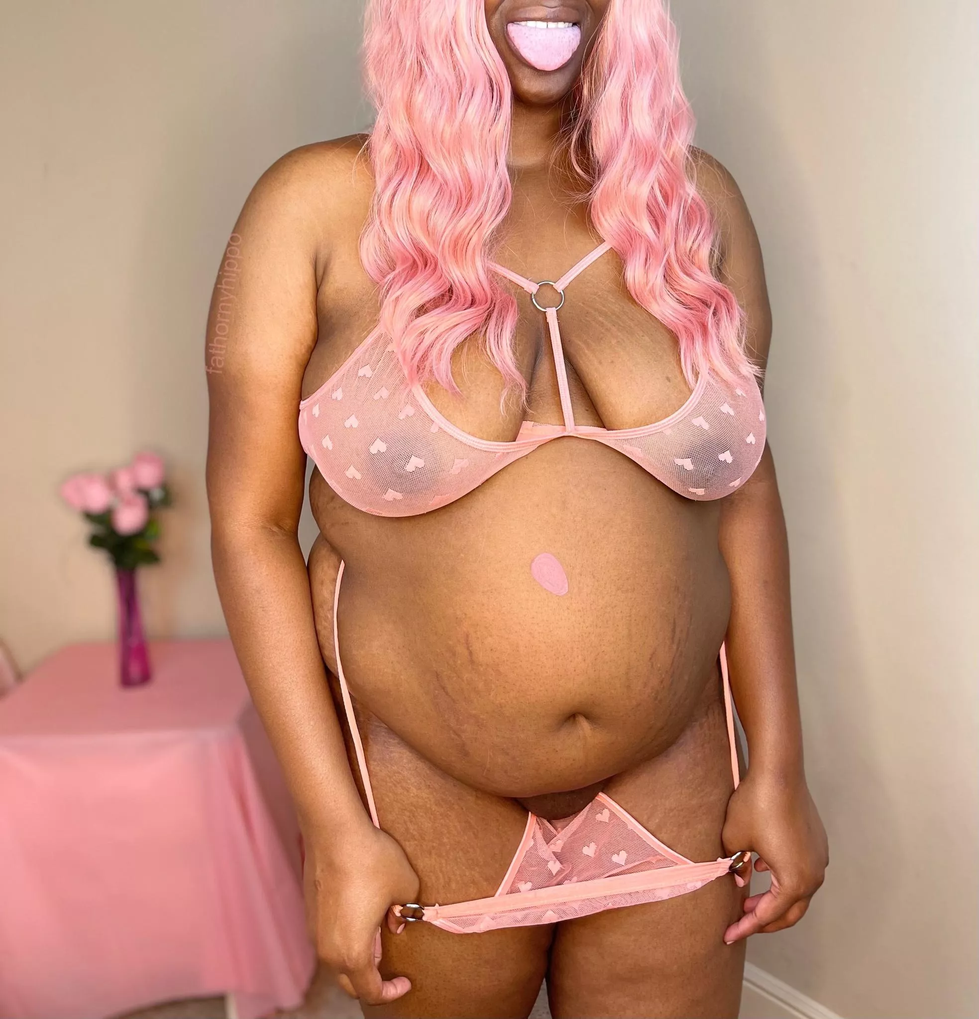 Lick you? 👅 posted by fathornyhippo