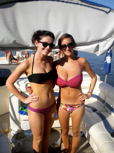 Life's good when your tits are bigger than your friend's. posted by Ok_Sense3301