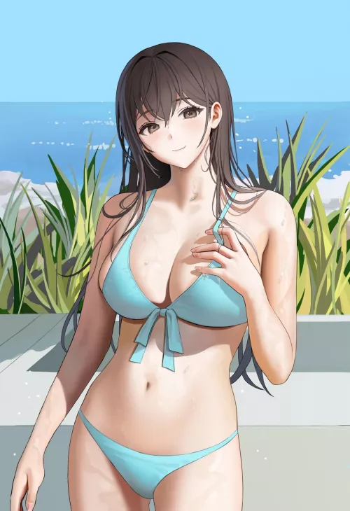 Light Blue Bikini [Original] by CheetahSperm18