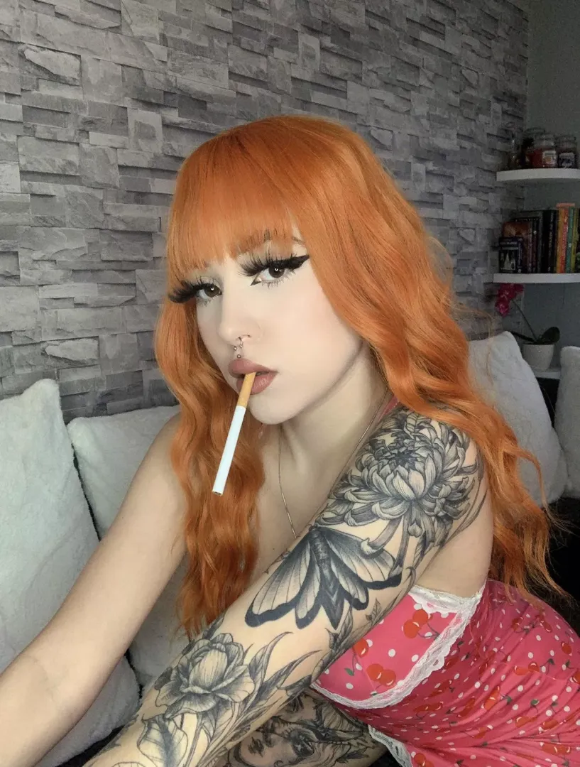 Light it up for me and have your mouth open and ready for my ash posted by notvicii