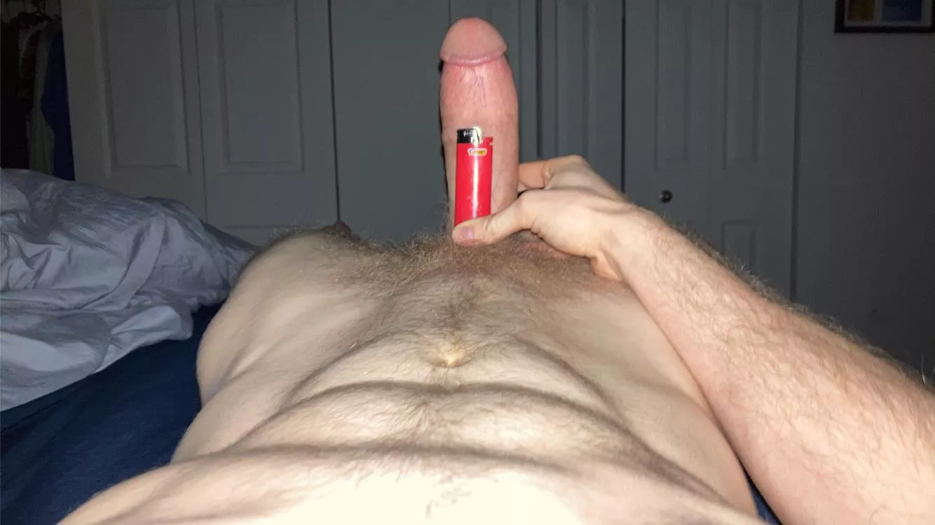 Lighter for scale. Rate me? posted by thicccdicknick