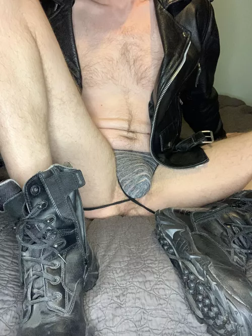 Like my boots? by Ginger_bulge