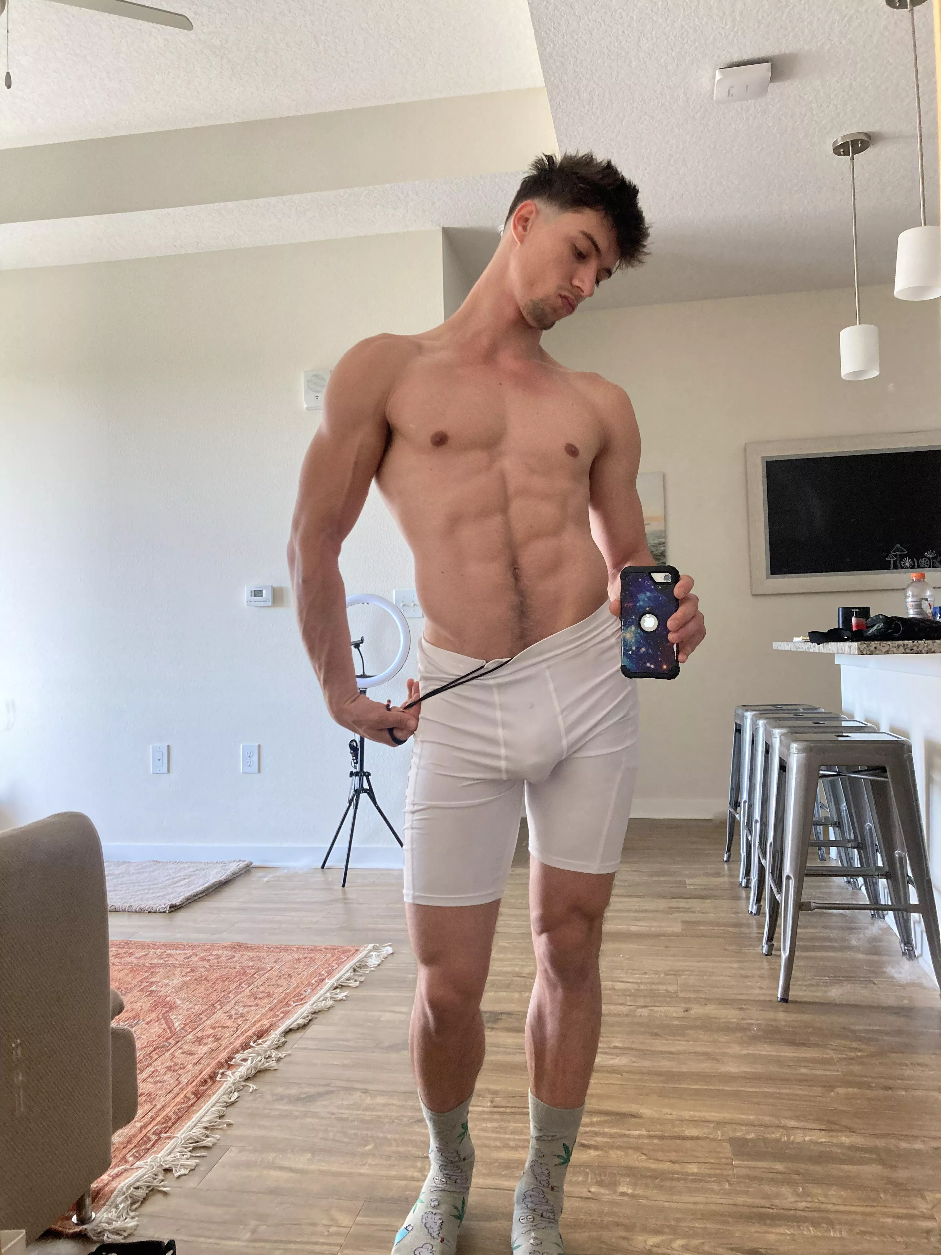 Like my compression shorts?;) posted by onedik1