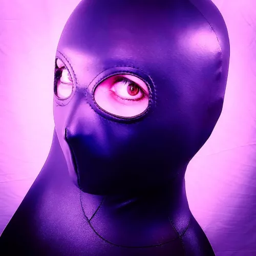 like my leather hood?? by TheShinyJoy