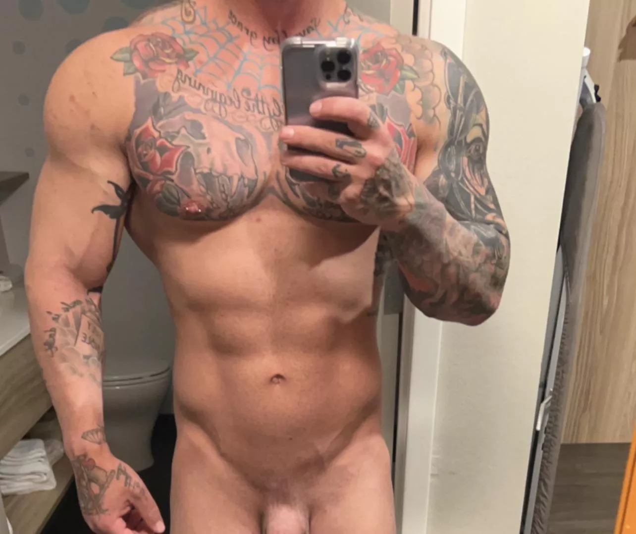 Like tatted, buff men with big cocks? Link In comments posted by Negative_Way5736