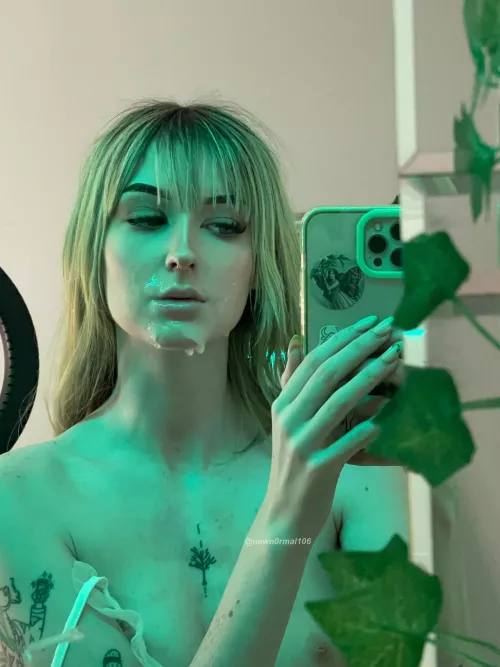 lil selfie after getting my reward :) by newn0rmal106