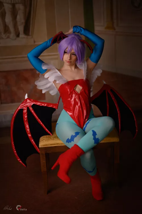 Lilith from Darkstalkers by me by aliabunnyfrost
