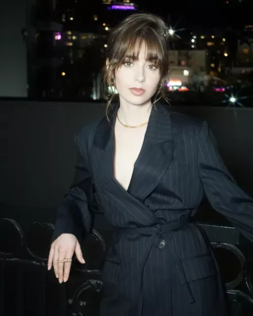 Lily Collins by GlamMetalLion