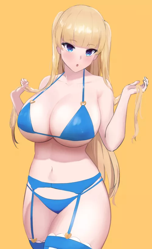 Lina Blue Bikini Lust (Nayutayutautau) [Original] by sequence_string