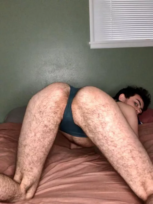 lingerie and hairy ass go so nicely together by genderbredman