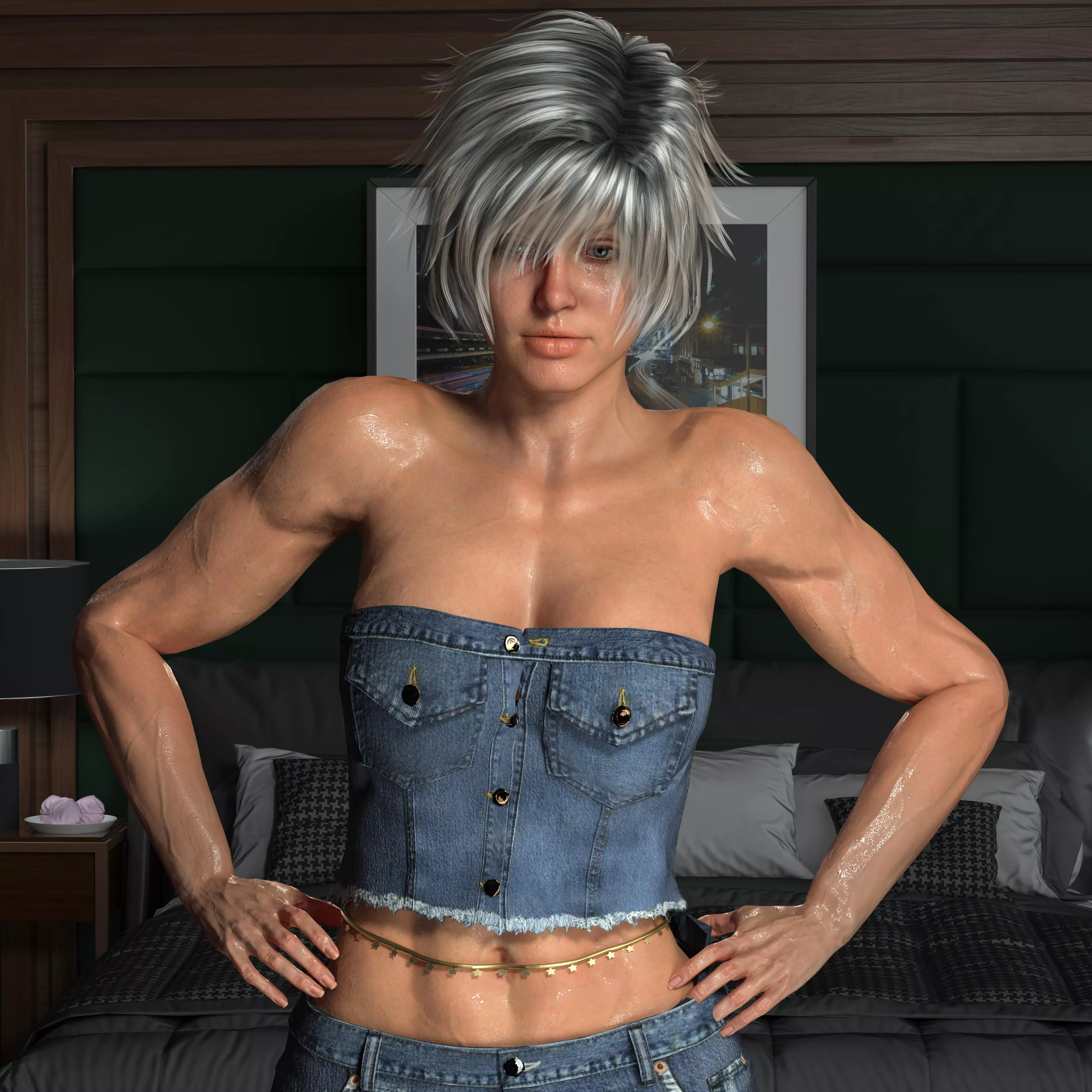 Lisa, Bulking Up Transformation (@DreamPlayStudio) [Original] posted by JD_Yall