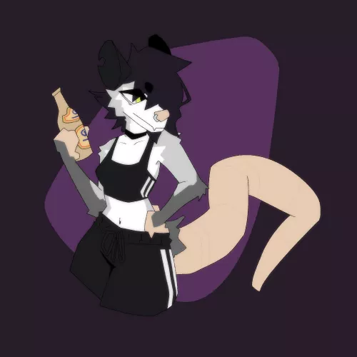 Lisa Opossum (by me) by sneakyflow