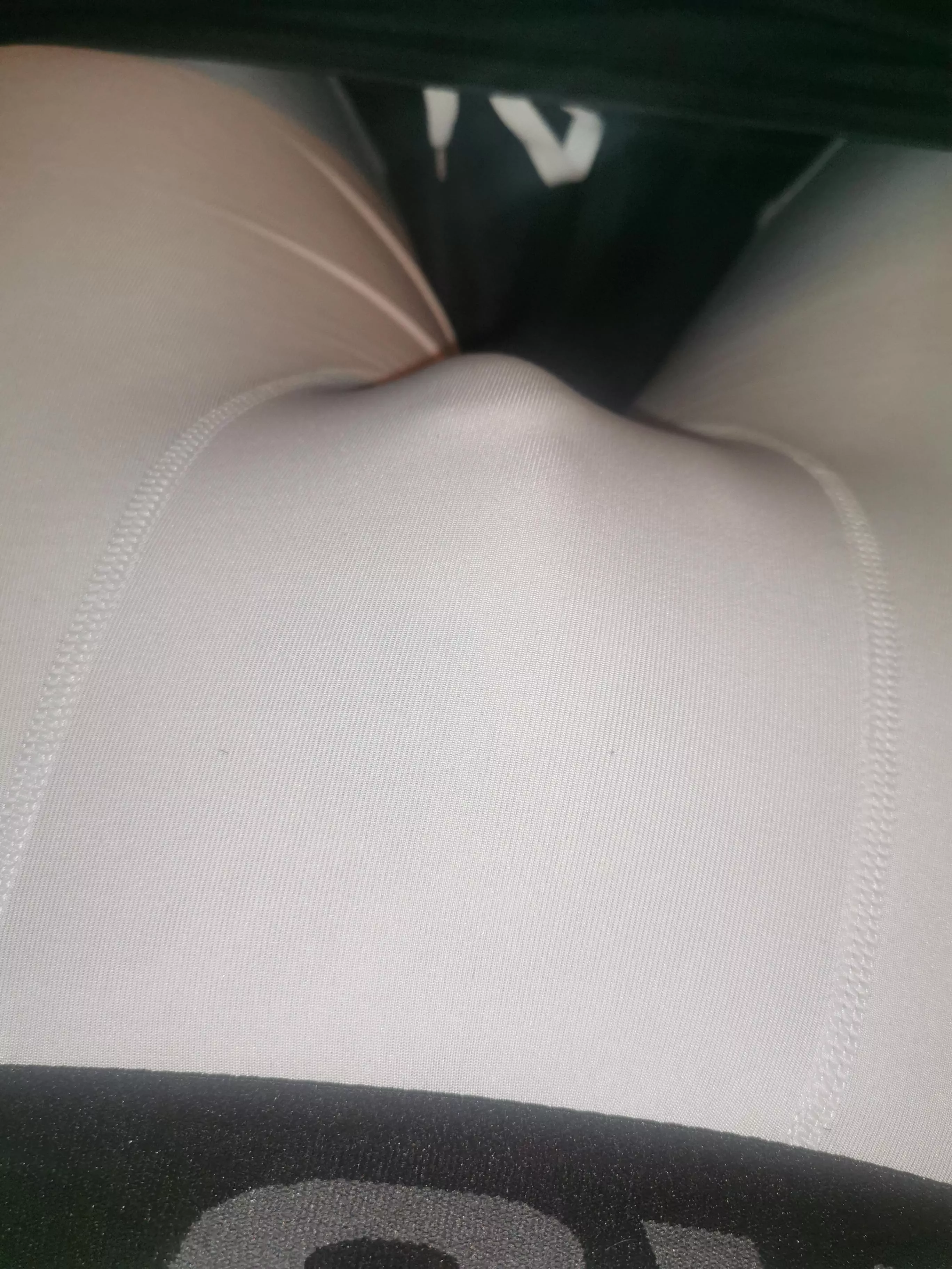 Little bulge posted by tackytrainers