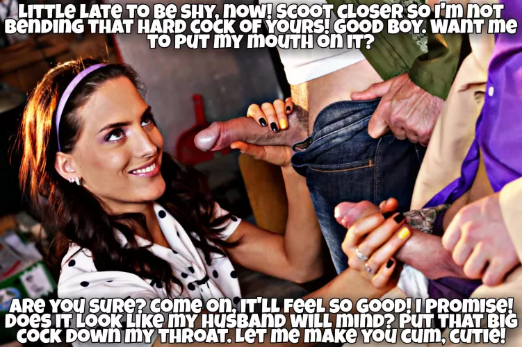 Little late to be shy! by WantToBeSharer