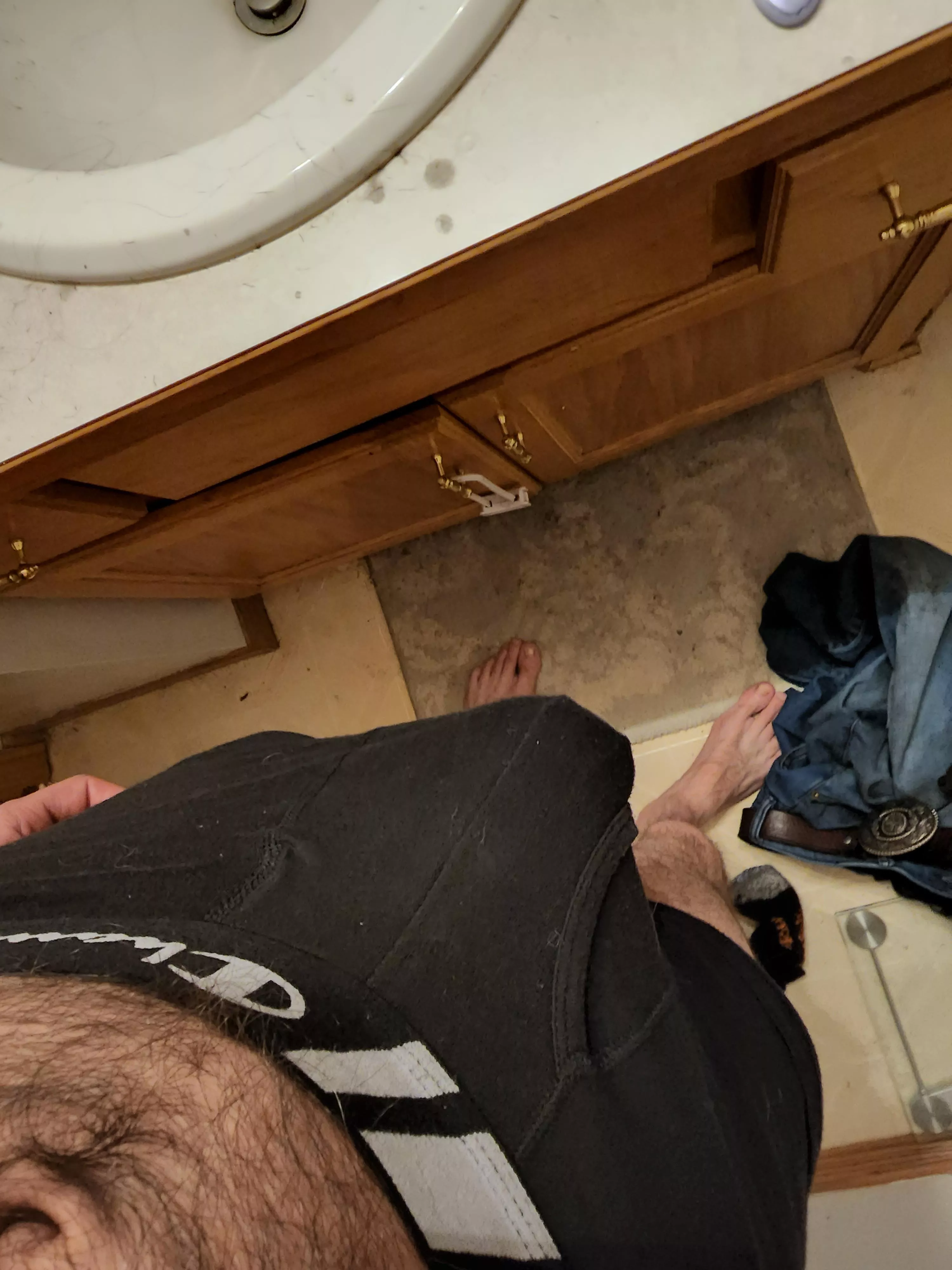 little morning bulge [oc] posted by countryboy224