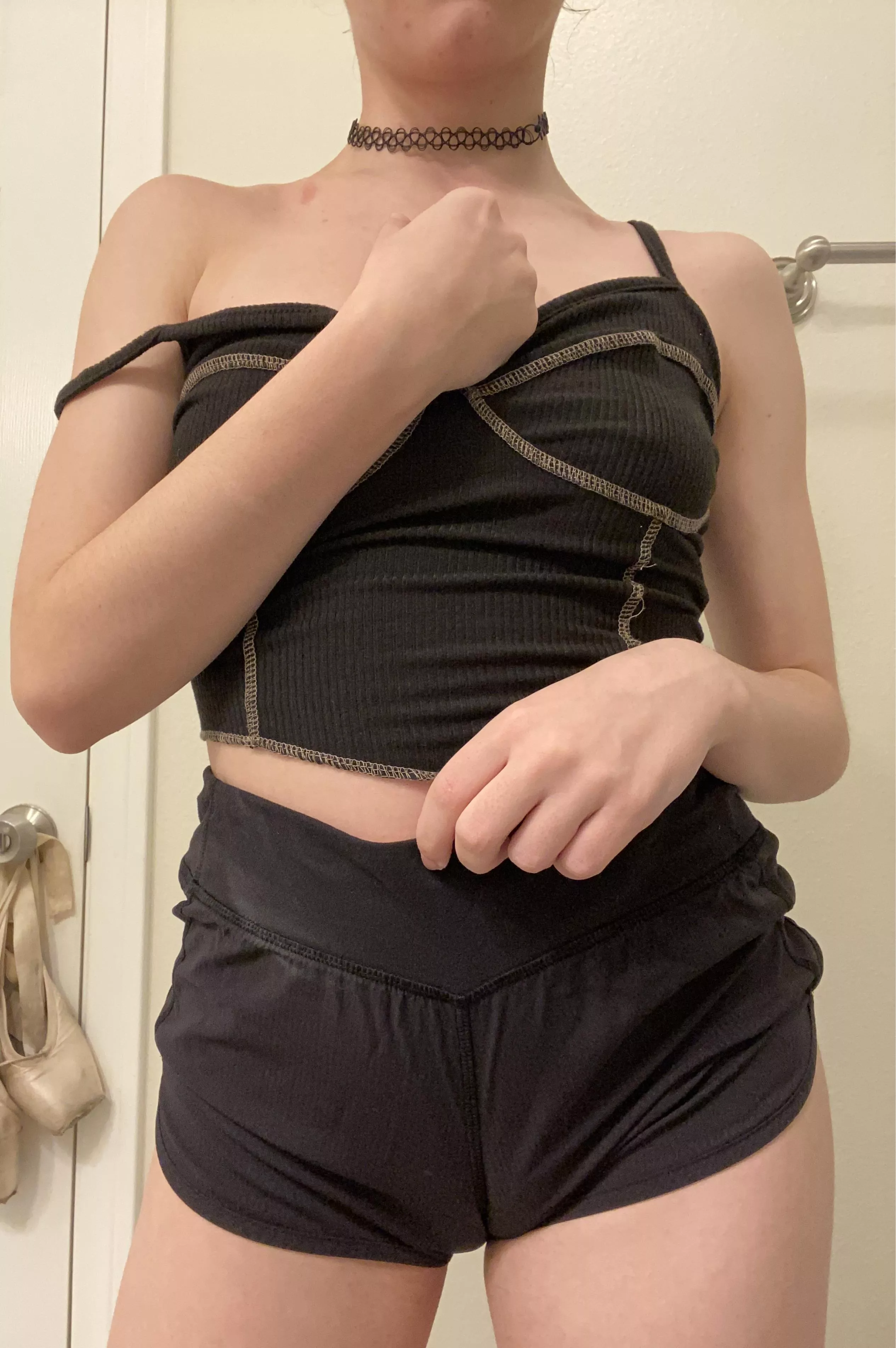 Little pussy wedgie from shorts i bought in sixth grade 😘 posted by Im-Y0ur-Little-Girl
