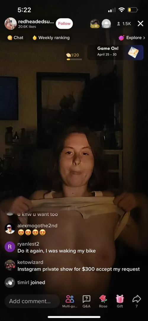 Live ended immediately by Waste-Engineering452