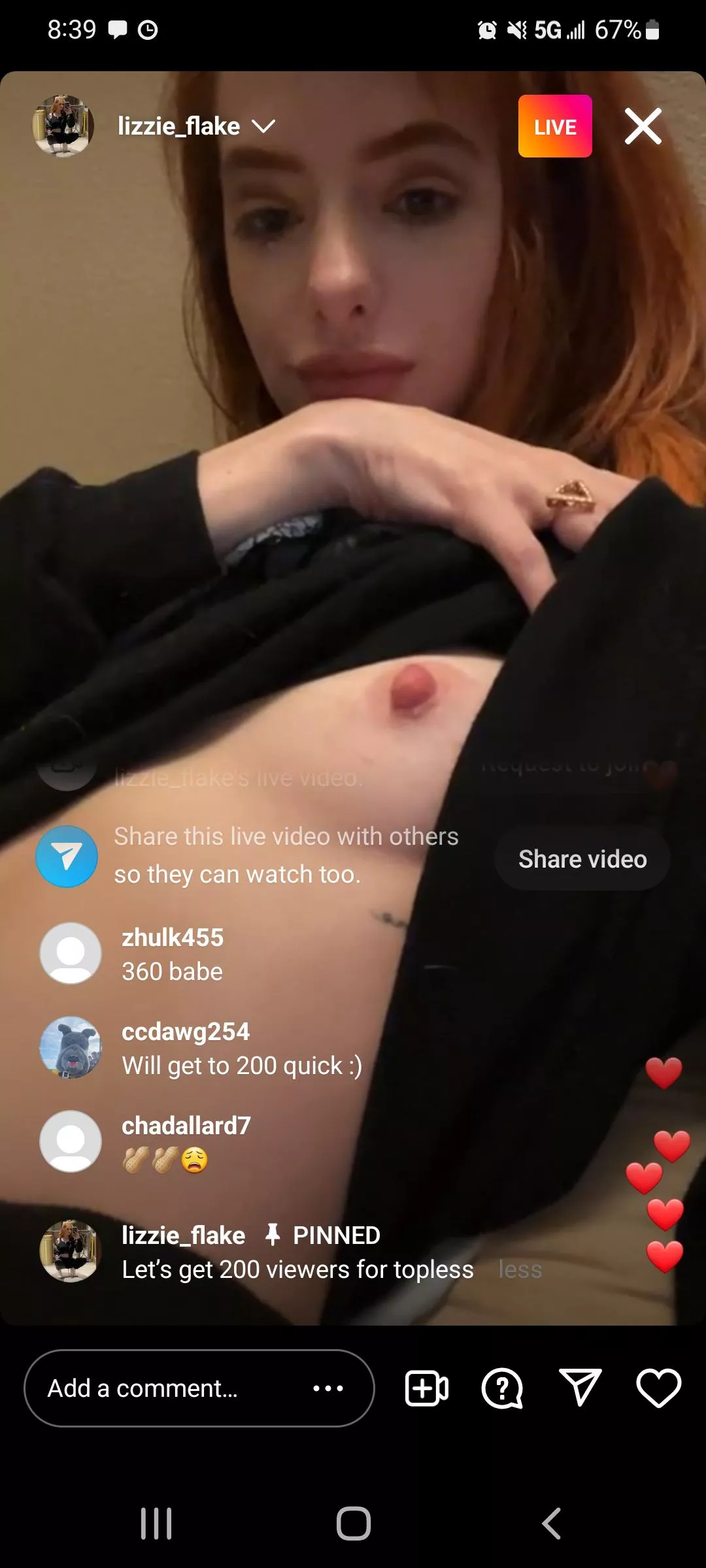 Live now posted by Jmart15157