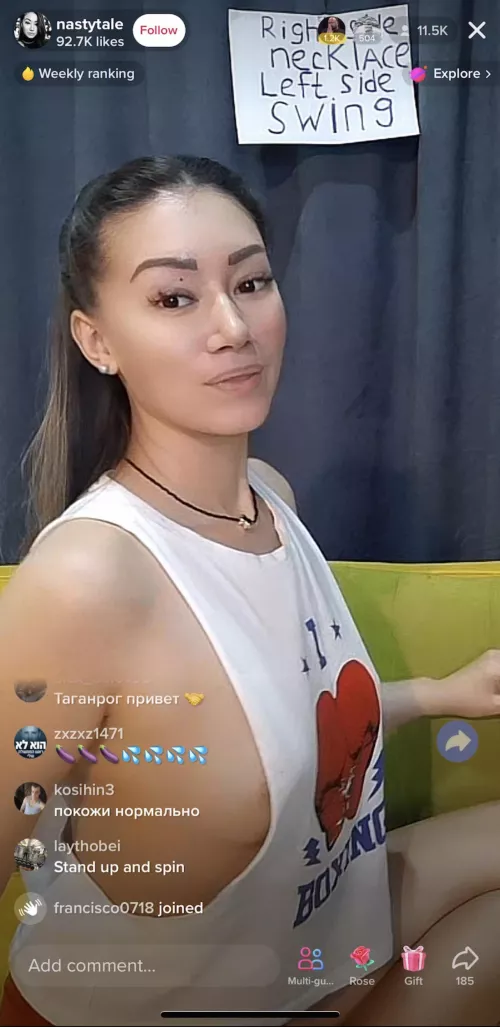 Live now https://vm.tiktok.com/TTPdAfSVSX/ by StarStreak1000