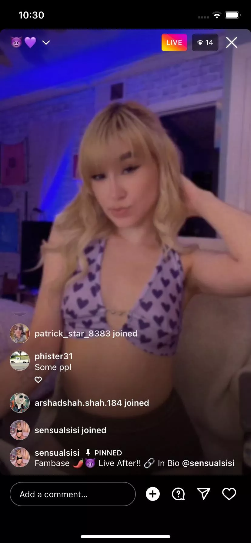 Live now (@Marijuanaallama) [instagram] 😈 posted by SensualSisi