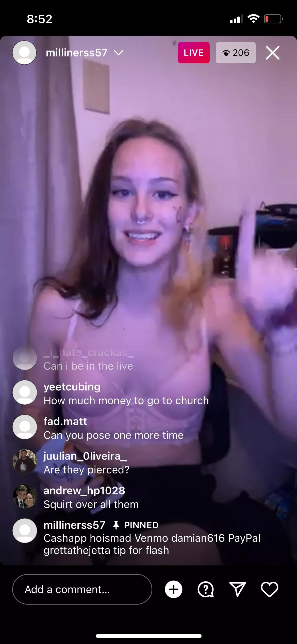 Live now @milliemilkies posted by _Wr4th_