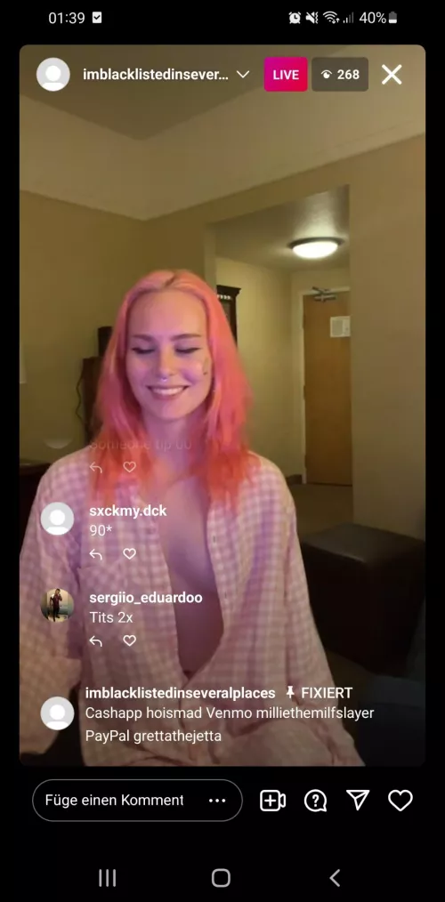 live rn @imblacklistedinseveralplaces by pipopoopzkid